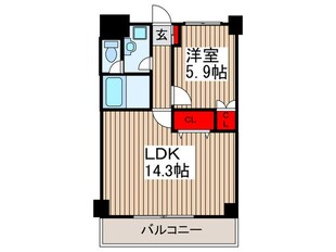 ウィンブルーム南与野の物件間取画像